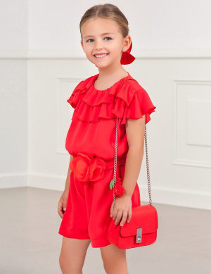 MONO CREPE EN ROJO
